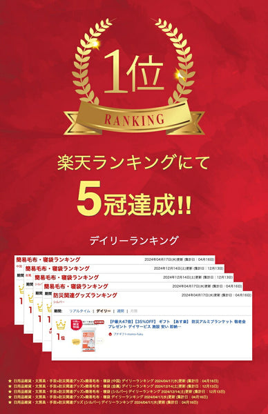 モシモニソナエル　アルミブランケット画像2