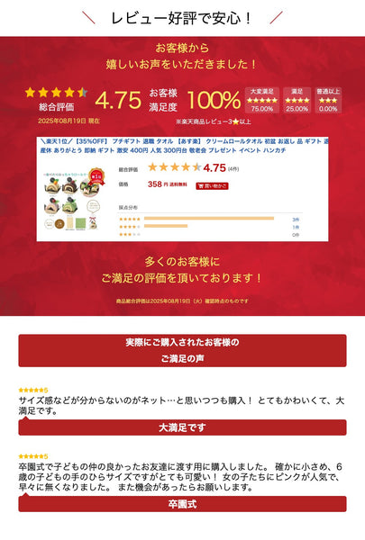 クリームロールタオル画像9
