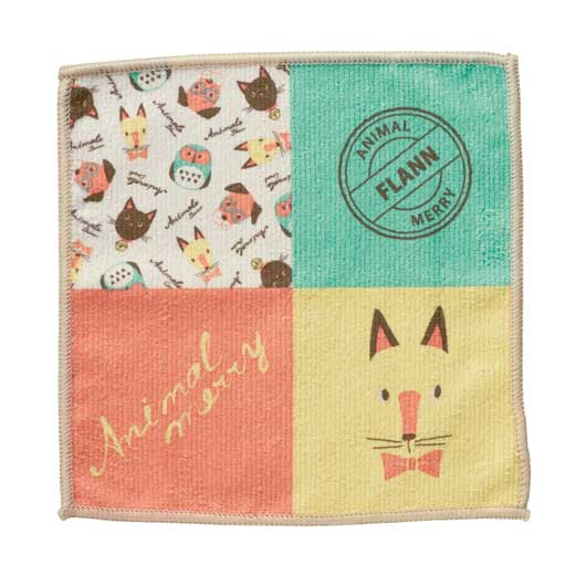 【プチギフト 200円】アニマルメリー　パネルハンカチタオル
タオルハンカチ ミニタオル かわいい 子供 プレゼント 卒園記念品 嬉しかったもの 卒園 記念品 卒園祝い お祝い 子供会  誕生日プレゼント 実用ギフト 粗品 販促品 景品 イベント画像4