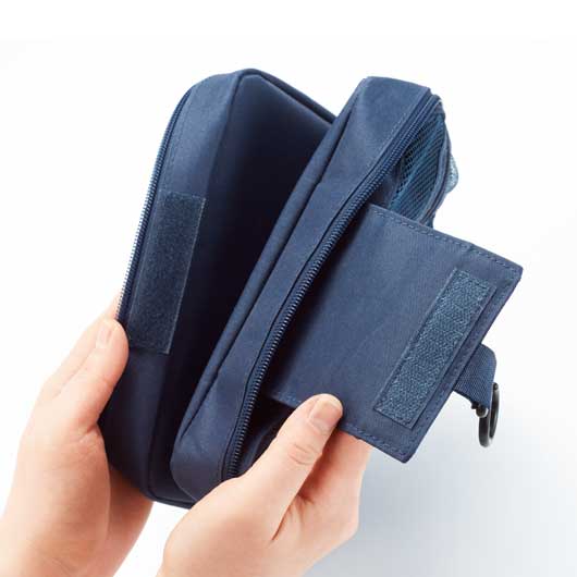 パッと開く！どこでもつり下げ収納ポーチ画像7