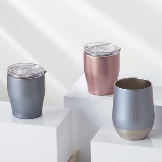 【プチギフト 1500円】フタ付 真空ステンレスタンブラー ３２０ｍｌ ギフト お礼 プレゼント 嬉しい 贈り物 おしゃれ 雑貨 1000円台 ちょっとした 高校生 タンブラーホルダー 販促 実用品 結婚式画像2