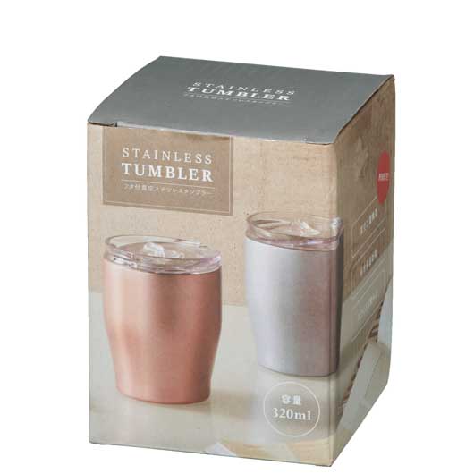 【プチギフト 1500円】フタ付 真空ステンレスタンブラー ３２０ｍｌ ギフト お礼 プレゼント 嬉しい 贈り物 おしゃれ 雑貨 1000円台 ちょっとした 高校生 タンブラーホルダー 販促 実用品 結婚式画像5