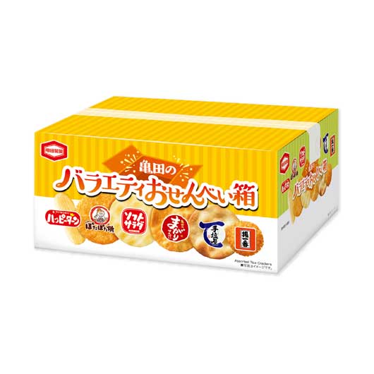  【30個単位】亀田のバラエティおせんべい箱