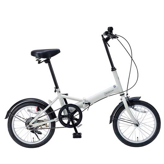 折畳自転車１６インチ　アイスグレー画像2