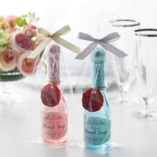 【プチギフト 400円】 パーティースタイル ハンドソープ
おしゃれ かわいい 液体石? 衛生用品 雑貨 リボン 人気 １位 お祝い 記念品 
画像3