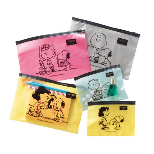 プチギフト 300円】スヌーピーメイト スライドジッパーバッグセット