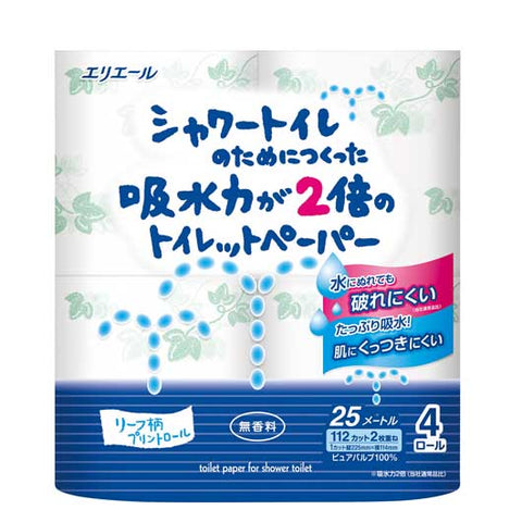  【プチギフト 400円】【168個単位】エリエール吸収力が２倍のトイレットペーパー４ロール（ダブル）
トイレットペーパー プレゼント ギフト 記念品 香典返し 嬉しかったもの 敬老会 大量 実用的 イベント ノベルティ 小ロット