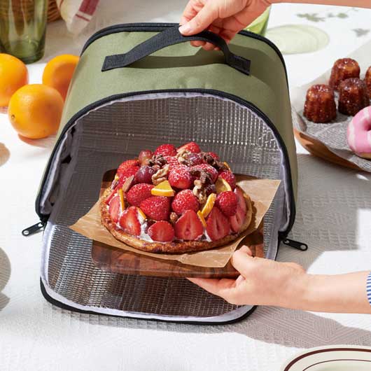 キャンプス　保冷温フルジップランチバッグ画像2