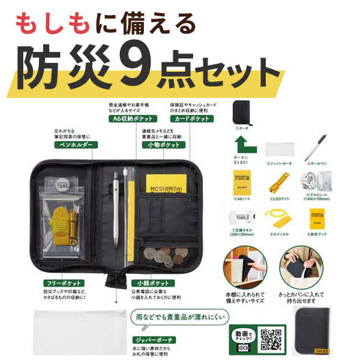 モシモニソナエル　防災ポーチ９点セット画像3