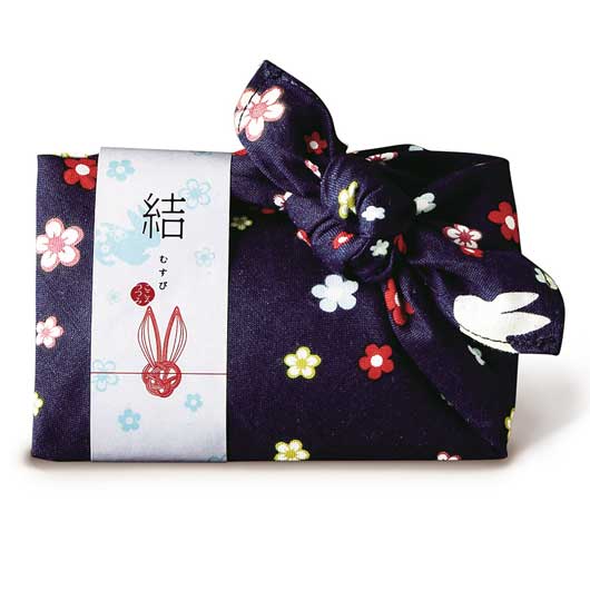 【プチギフト 300円】華結び みたらしかりんとう 
ハンカチ 和風 祝 喜 結 和装婚 桜柄 うさぎ柄　かわいい 内祝い お礼 結婚式画像6