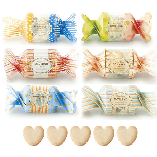 【プチギフト 300円】BON BON（ハートクッキー）単品
結婚式 ギフト プレゼント お礼 ウェディング パーティー イベント 景品 お配り 退職 異動 記念品 産休 お土産画像3