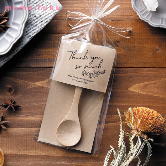 【プチギフト 300円】 ナチュラルスプーン
おしゃれ 雑貨 自然 竹 ありがとう 感謝 結婚式 退職 お祝い 画像3