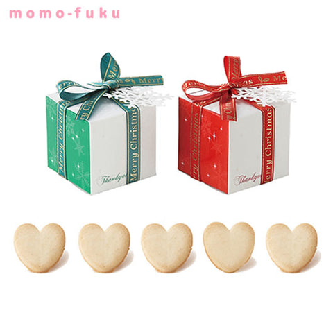  【プチギフト 300円】レット・イット・スノー　プチ（ハートクッキー）単品
結婚式 クリスマス お菓子 子供 クリスマスプレゼント おしゃれ ありがとう クリスマス会 プレゼント 嬉しかった