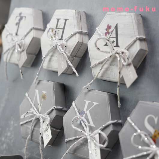 イニシャルサンクス（ハートクッキー）３６個セット画像6