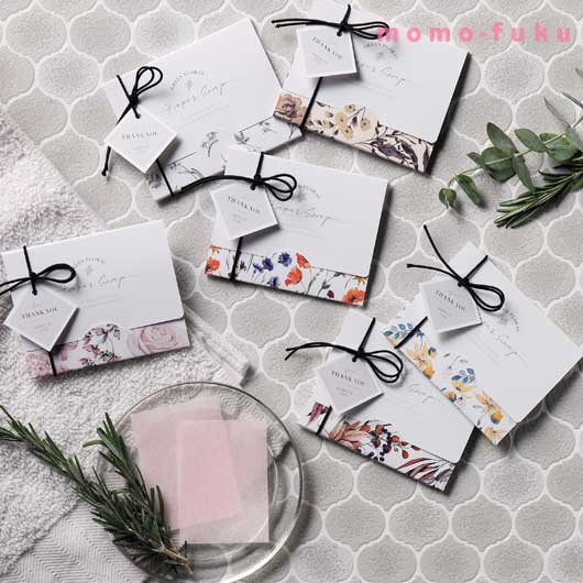 【プチギフト 300円】プチサボン（紙石鹸）
結婚式 二次会 退職 雑貨 おしゃれ 石鹸 ギフト 実用的 イベント ノベルティ 小ロット画像6