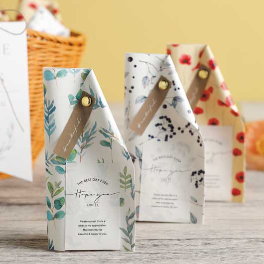 【プチギフト 300円】 フェリール プチ（ハートパイミニ）１個
ウェルカムギフト かわいい リーフ おしゃれ ハッピー 結婚式 お祝い 人気 画像5