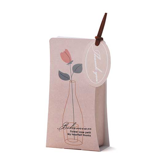 【プチギフト 300円】 フラワーベース プチ（ハートクッキー）１個
ウェルカムギフト かわいい リーフ おしゃれ ハッピー 結婚式 お祝い 人気 5種柄 画像8