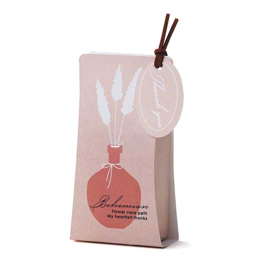 【プチギフト 300円】 フラワーベース プチ（ハートクッキー）１個
ウェルカムギフト かわいい リーフ おしゃれ ハッピー 結婚式 お祝い 人気 5種柄 画像9