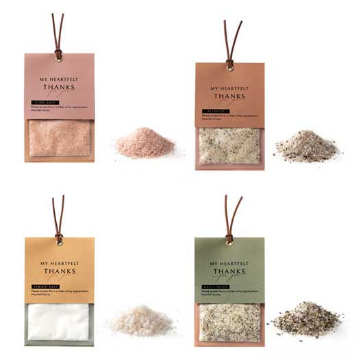 【プチギフト 350円】 ソルトスパイス
おしゃれ ありがとう 感謝 4種 調味料 便利 退職 販促品 景品 お礼画像3