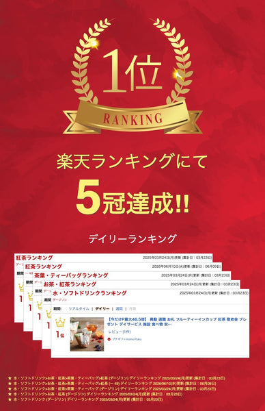 【プチギフト 300円】 フルーティーインカップ
フレーバーティー ドライフルーツ ダージリンティー 結婚式 販促品 ノベルティ  
画像2