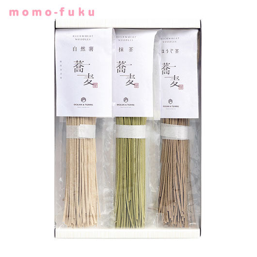 【お中元】お蕎麦セットC（自然薯・抹茶・ほうじ茶そば）画像3