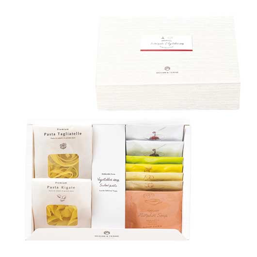 【包装】北海道　Ｐｒｅｍｉｕｍ海鮮パスタ＆野菜スープセットＡ画像4