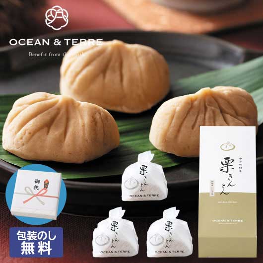  【包装】中津川銘菓　栗きんとん３個