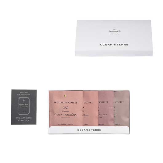 【プチギフト 1000円】 Ｓｐｅｃｉａｌｉｔｙ ＣｏｆｆｅｅセットＤ
ドリップコーヒー  4種アソート OCEAN＆TERRE 説明書 熨斗 ご挨拶 お礼 手土産画像5