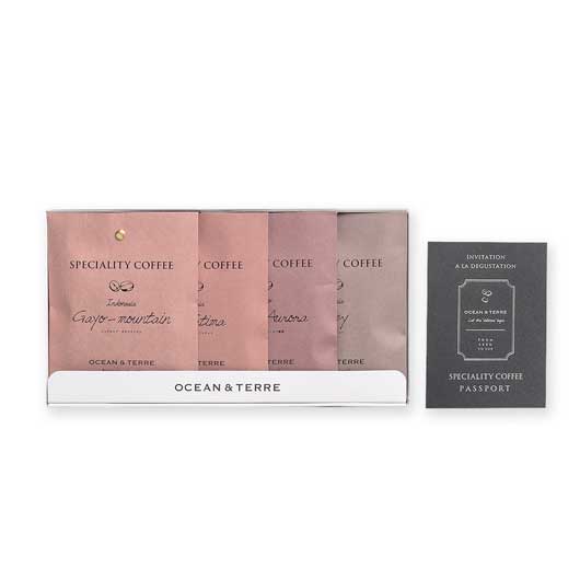 【プチギフト 1000円】 Ｓｐｅｃｉａｌｉｔｙ ＣｏｆｆｅｅセットＤ
ドリップコーヒー  4種アソート OCEAN＆TERRE 説明書 熨斗 ご挨拶 お礼 手土産画像6