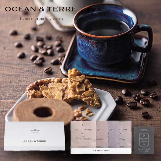  【プチギフト 1000円】 Ｓｐｅｃｉａｌｉｔｙ ＣｏｆｆｅｅセットＥ
詰合せ おしゃれ コーヒー ドリップ OCEAN＆TERRE お礼 販促品 プレゼント