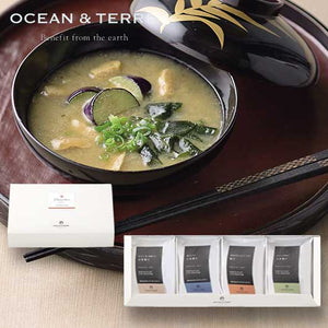  【プチギフト 1000円】 フリーズドライ お味噌汁セットＡ
和風 詰合せ 野菜スープ OCEAN＆TERRE おしゃれ オーガニック 人気 熨斗 手土産 プレゼント