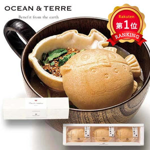  【プチギフト 1000円】 ぷかふぐ最中味噌汁セット
和風 詰合せ ふぐ OCEAN＆TERRE おしゃれ お礼 敬老の日 手土産 プレゼント