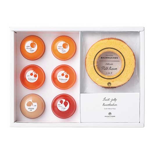 【母の日】北海道ミルクバームクーヘン＆Ｐｒｅｍｉｕｍフルーツゼリー画像5