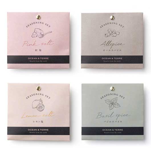 【プチギフト 250円】 塩＆スパイス １個
フレーバーソルト スパイス 4種 おしゃれ 自然 OCEAN＆TERRE 結婚式 退職 販促品画像3
