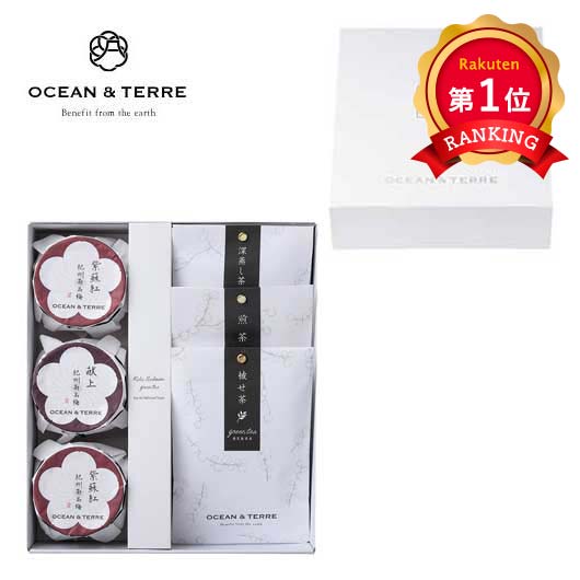 【包装】Ｐｒｅｍｉｕｍ　紀州南高梅＆日本茶セットＥ画像3