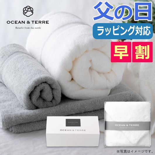  【父の日】PREMIUM 泉州バスタオル1枚(ホワイト)