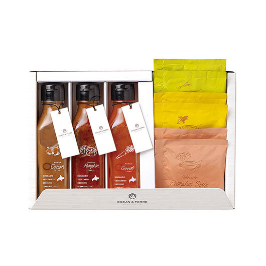 【包装】北海道　野菜ドレッシング＆スープ３種セット画像3