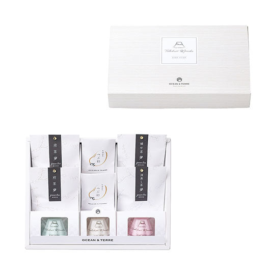 富士絶景手作り最中＆日本茶セット画像2