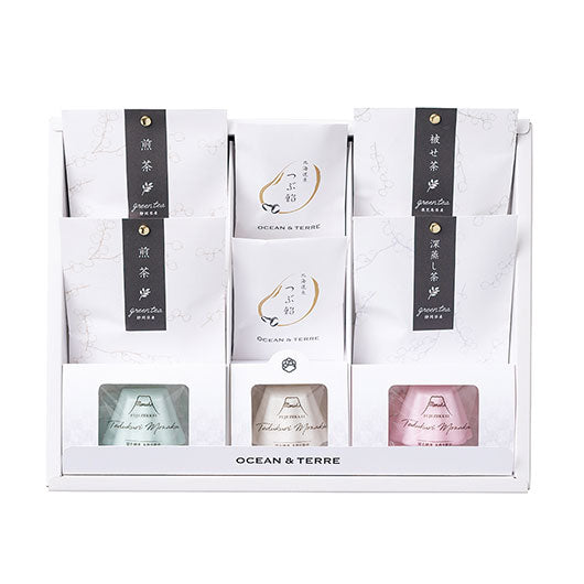 富士絶景手作り最中＆日本茶セット画像3