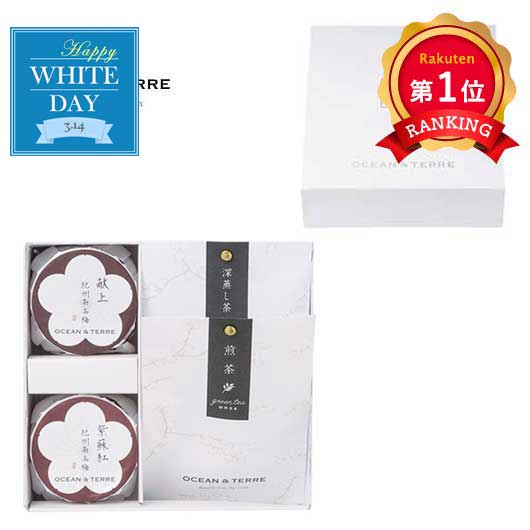  【ホワイトデー】Ｐｒｅｍｉｕｍ　紀州南高梅＆日本茶セットＢ