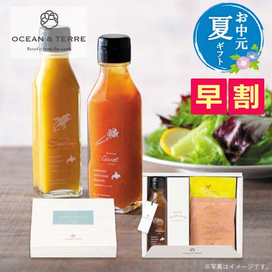  【お中元】北海道　野菜ドレッシングパンプキン＆スープセット