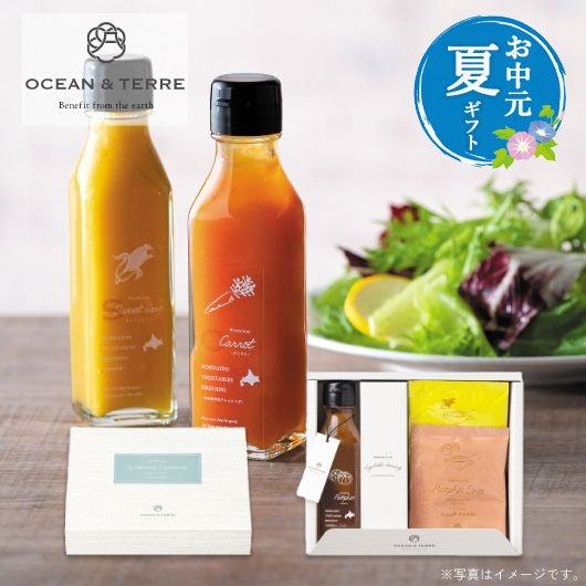  【お中元】北海道　野菜ドレッシングパンプキン＆スープセット