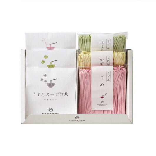 【プチギフト】野菜うどんセットB（梅＆ほうれん草＆かぼちゃうどん・スープの素付）
結婚式 引き出物 うどん かぼちゃ 父の日 敬老の日 プレゼント おしゃれ ocean&terre お礼 挨拶画像5
