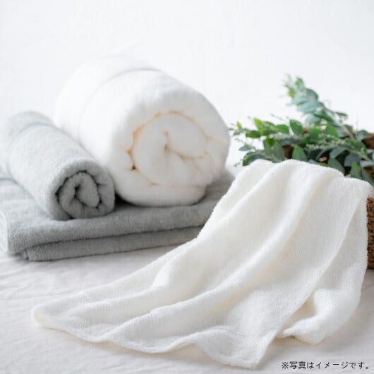 PREMIUM 泉州バスタオル1枚(ホワイト)画像6