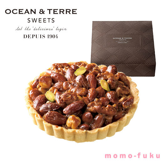 【プチギフト 1100円】 ヘーゼルナッツキャラメルタルト
オーガニック 洋菓子 おしゃれ 人気 OCEAN＆TERRE ご挨拶 お祝い 手土産 熨斗 名入れ 画像3