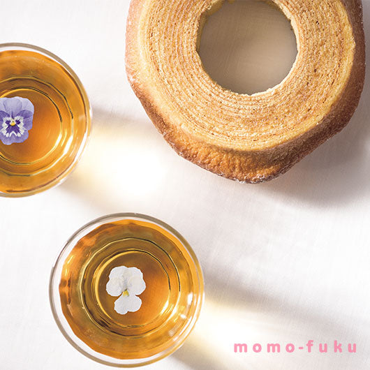 【バレンタイン】エディブルフラワーティー＆バームクーヘン画像4