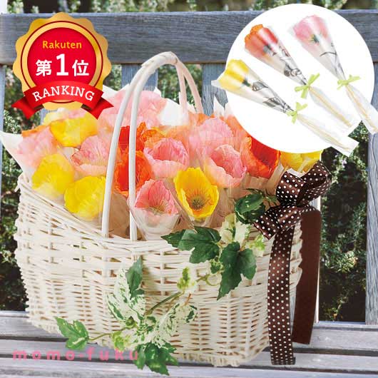  ポピー耳かき30本セット（バスケット付）