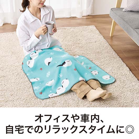 感謝の気持ちです　もふかわシマエナガのブランケット画像7