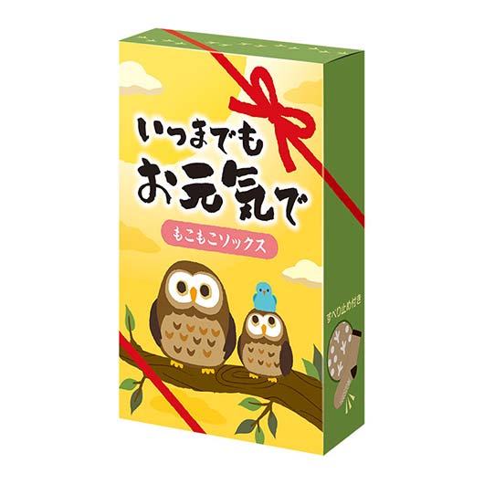 いつまでもお元気で　もこもこソックス画像2