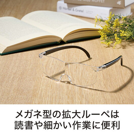 脳トレＢＯＯＫ付き　メガネ型拡大ルーペ画像3